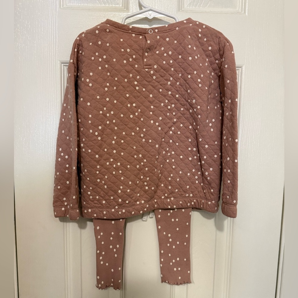 Grayson Collective Quilted Sweatshirt & Leggings 4T - Picture 2 of 5